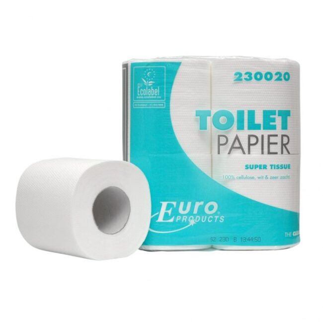 TOILETPAPIER 230020 TISSUE ECOLABEL 200VEL 2LAAGS 48ROLLEN