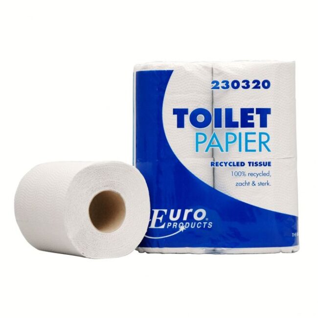 TOILETPAPIER 230302 RECYCLED TISSUE 200 VELLEN 2 LAAGS 48 ROLLEN