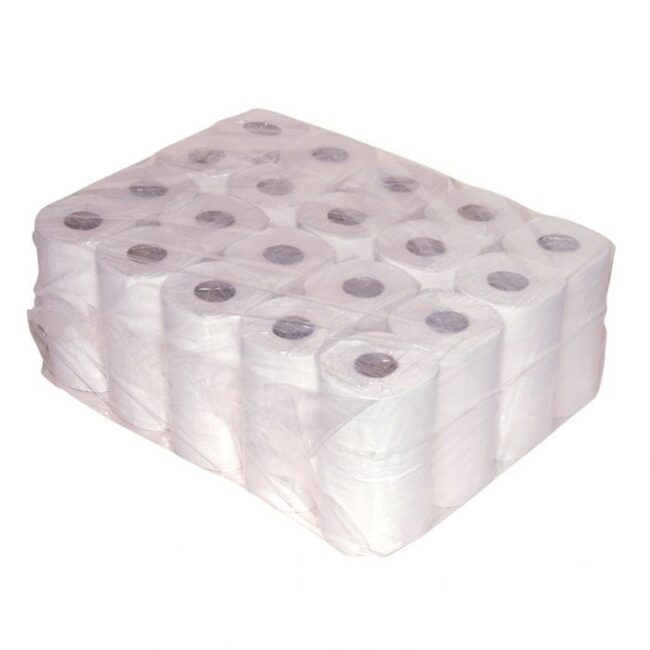 TOILETPAPIER 238340 40RL 400V RECYCLED TISSUE 40ROLLEN 2LAAGS 400 VEL ECO FSC