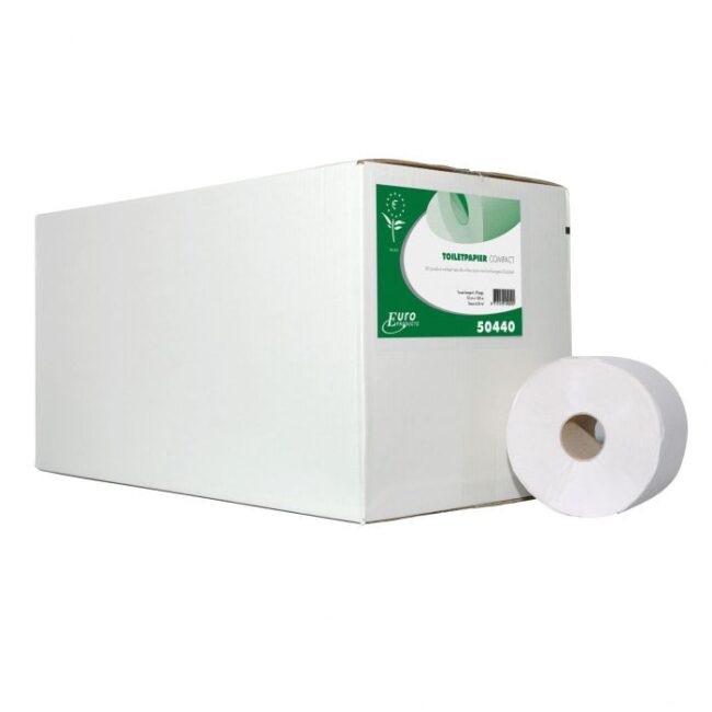 TOILETPAPIER 238224 P50440 COMPACT 2LAAGS 100METER ECO 24ROLLEN ZONDER DOP