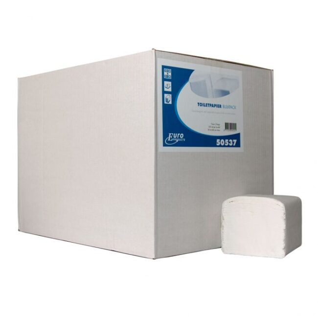 TOILETPAPIER 50537 BULKPACK VEL VOOR VEL EMBOSSED TISSUE 2LAAGS ECO 36X250ST