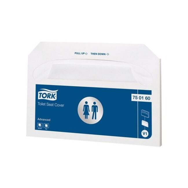 TORK 750160 ADVANCED 5000ST TOILETBRIL COVERWIT, 32X42X6 CM V1 DOOS À 5000 STUKS