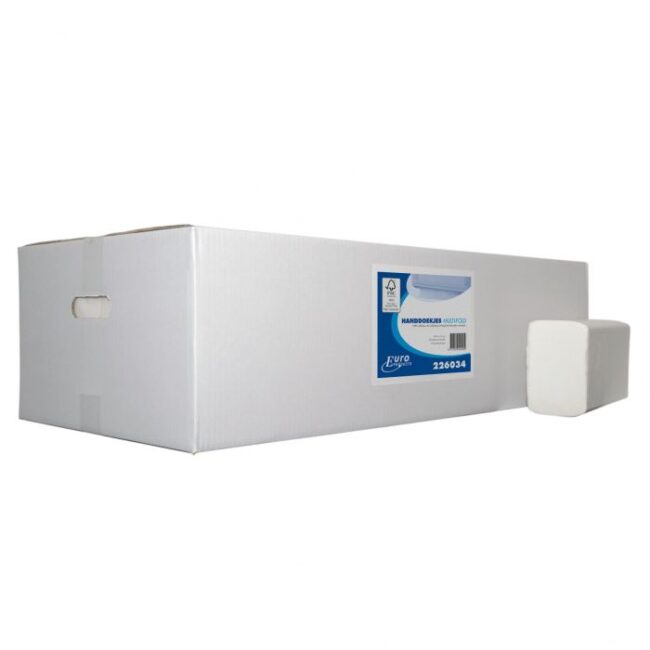 PAPIEREN HANDDOEKEN 226034 MULTIFOLD ZZ GEVOUWEN 32X20.6CM 2LAAGS 3000ST