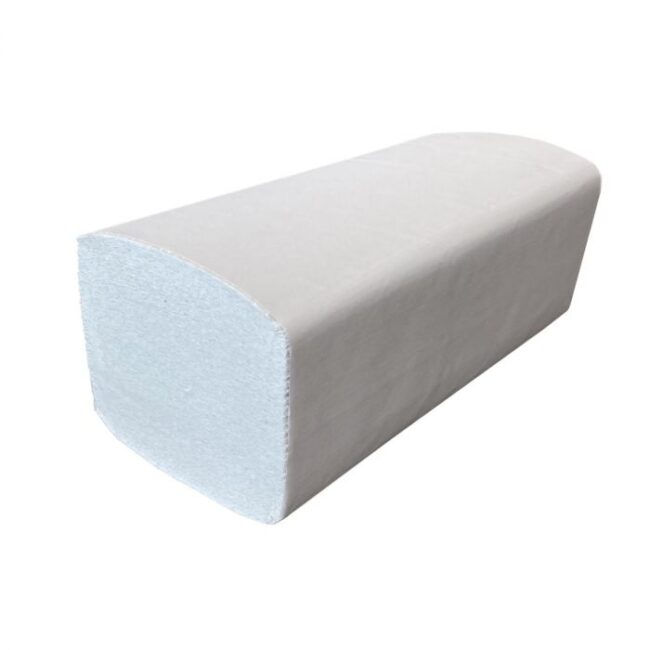 HANDDOEK PAPIER Z VOUW 2LAAGS ECO 21X24CM A 3200ST WIT