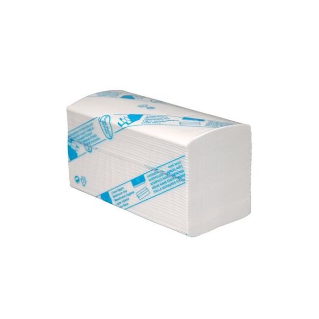 HANDDOEK PAPIER 32X22CM INTERFOLD CELLULOSE 3LAAGS 2500STUKS HOOGWIT