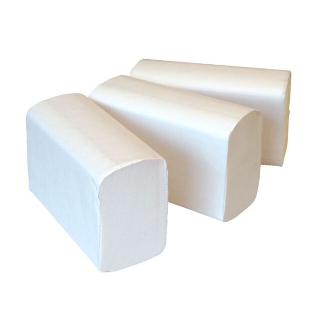 PAPIEREN HANDDOEKEN MULTIFOLD GEVOUWEN 32X20.6CM HOOGWIT 2LGS 3000ST