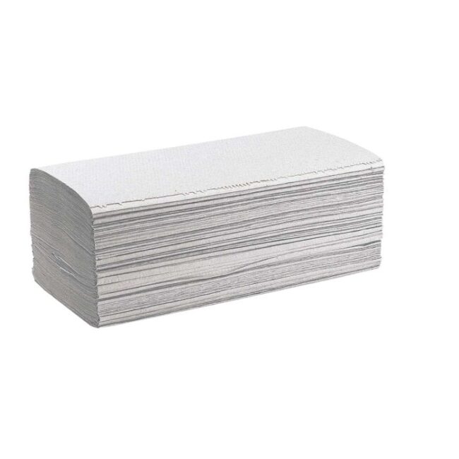 HANDDOEKJES 23X25CM ZIGZAG 1LGS GRIJS 4000ST BOVE