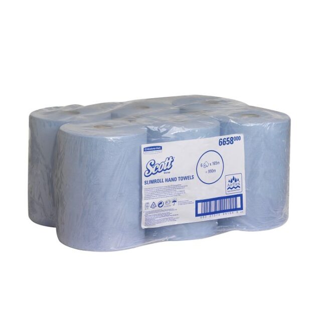 SCOTT 6658 6ST CONTROL HANDDOEKEN 1 LAAGS BLAUW AIRFLEX