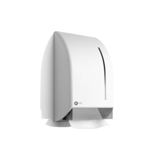 BLACK SATINO HANDDOEKPAPIER DISPENSER WIT