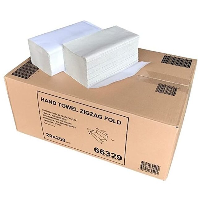 HANDDOEK 66329 TORK ZZ VOUW H3 UNIVERSAL 1LAAGS 23X24.8CM 20X250ST