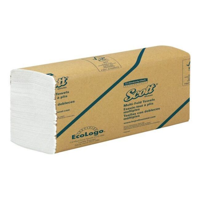 SCOTT 3749 4000ST HANDDOEKEN MULTIFOLD 1-LAAGS WIT
