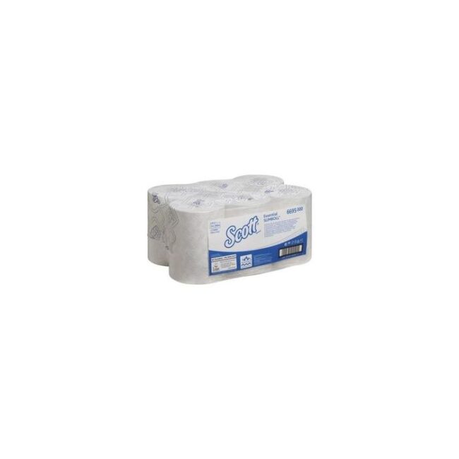 SCOTT 6696 6ST HANDDOEKROL SLIMROLL ESSENTIAL 1-LAAGS BLAUW