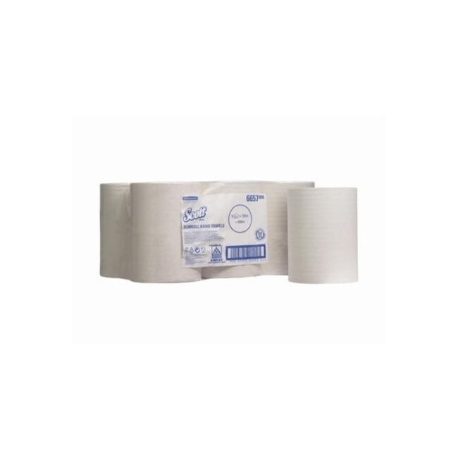 SCOTT 6657 6ST CONTROL SLIMROL HANDDOEKEN 1-LAAGS AIRFLEX