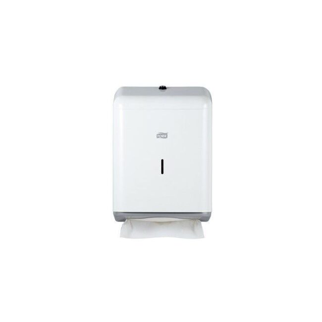 TORK 208140 DISPENSER METAAL HANDDOEK Z/C-VOUW 39X28X13CM, WIT