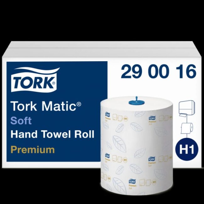 TORK 290016 MATIC H1 PAPIEREN HANDDOEKROLLEN ADVANCED H1 EXTRA ZACHT 2LAAGS WIT